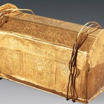 佛塔出土  考古學家斷為佛陀頂骨  銘文稱佛遺骨分成八萬四千份