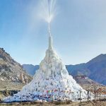 海拔3,000公尺的印度村落   村民築冰塔解決水源問題