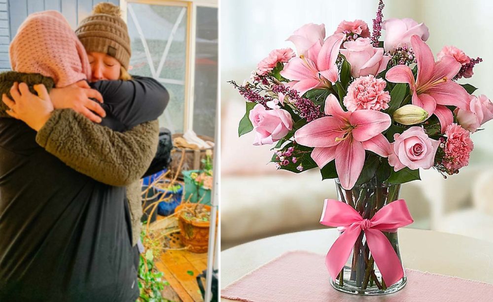 關心喪偶婦女  美國夏洛特市舉辦情人節贈花送暖活動