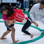 日本女相撲手力圖打破性別限制  踏足神聖的土俵