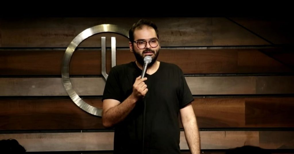 著名「棟篤笑」演員庫納爾‧卡姆拉(Kunal Kamra)。