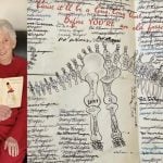 一張生日卡你來我往81年   記載兩位九旬好友情誼