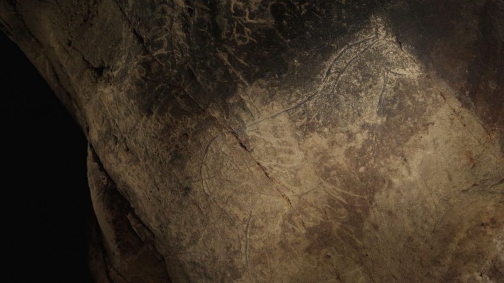 伊比利高原的古代壁畫記錄了古代野馬。（圖片來源：Rewilding Spain）