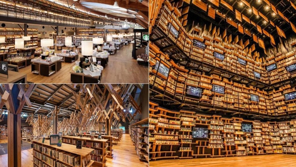 日本很多公共圖書館都由著名建築師設計,令人耳目一新,有助激發大眾的閱讀興趣。