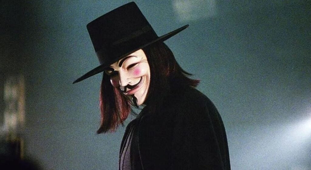 《V煞》中的V。(圖片來源:Warner Bros. Pictures)